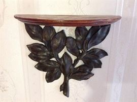 Matching leaf design sconces