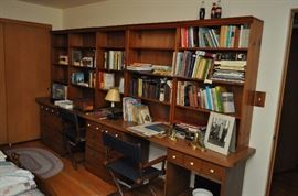 Bookshelves not for sale. 