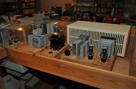Several homemade Hi Fi equipment and tubes