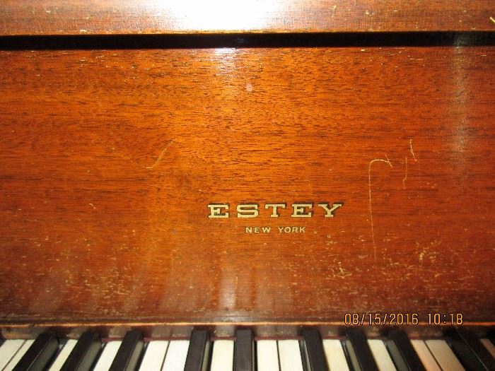 Unlike so many other piano makers of the past, the Bluffton-based Estey Company went into the piano business in 1869 and managed to maintain the same quality that it began with. From as early as 1876 on to 1915, the number of awards that this manufacturer rightfully earned defines the degree of this quality that we could never accurately describe in text. These awards include the Philadelphia Centennial Exposition and Sesqui-Centennial~Exposition award, the Chicago World’s Fair award, Italy’s International Exposition award, and San Francisco’s Pan-American Exposition award.