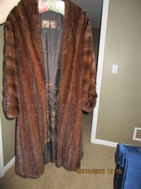 Kessler Furrier Fur, embroidered detail inside