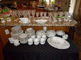 china and stemware