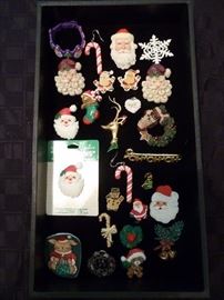 Christmas/Holiday pins and brooches