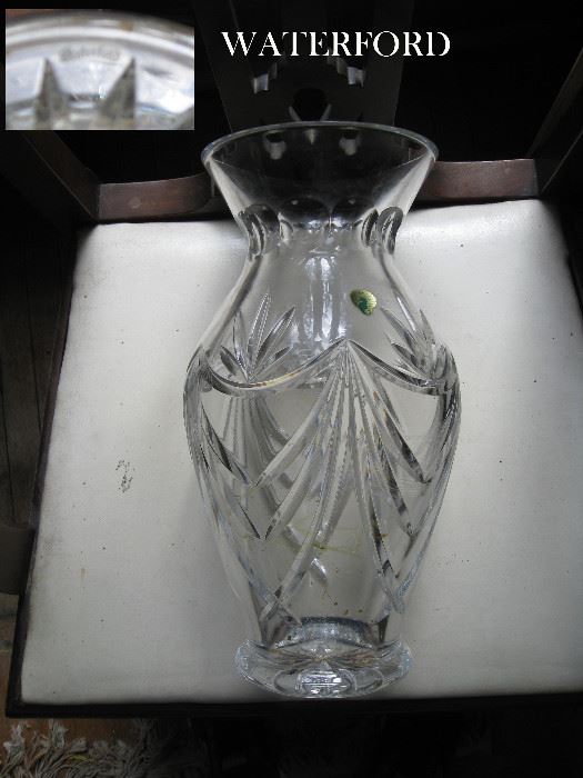 WATERFORD large vase approx 20"