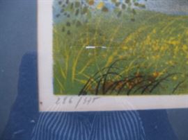 286/345 Pencil signed piece