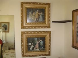 Gorgeous Victorian framed pictures