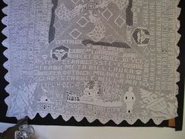 US Oklahoma City ship and we believe Mrs. Sullivan who lost 5 of her sons are represented on this side along with family names