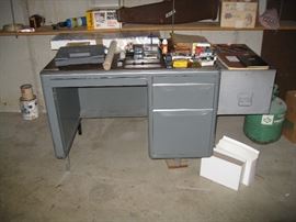 Metal desk