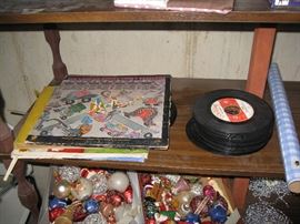 Records and X-mas items