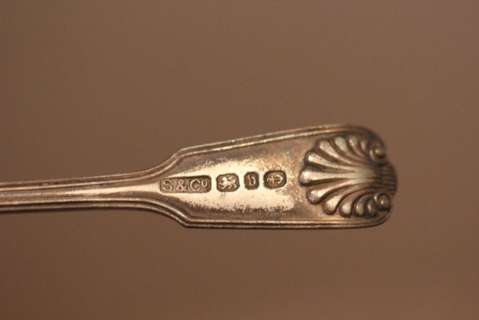 sterling silver marks for Sydney & Co, Birmingham, England, early 20th century.