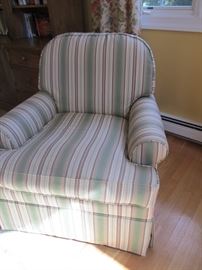 Ethan Allen chair and ottoman