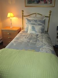 2 Twin Brass Beds (headboard and Footboard)