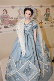 Melanie of Gone With the Wind by Franklin Mint 1987 19" FM27 $100