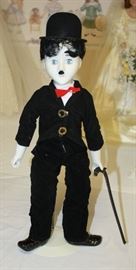 Charlie Chaplin Doll from the Silent Film "The Tramp" missing the original cane $50