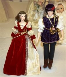 Romeo and Juliet - Franklin Mint's Set of Lovers - $200 for pair 