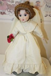 1986 "Catherine" A Gibson Bride by Danbury Mint $35