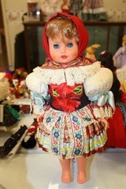 Ceskoslovensko Lidova Tvorba-Uhersky Brod "Czech Slovak Doll"  Handmade Doll in Excellent condition (original box but no boots) $65