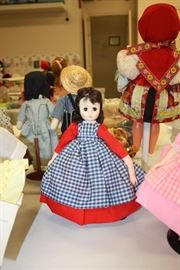  Jo - Blue Gingham Pinafore - With Box in Little Women by Madame Alexander 1322 12" $25
