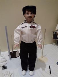 "Race Car Driver" One of a kind doll $100