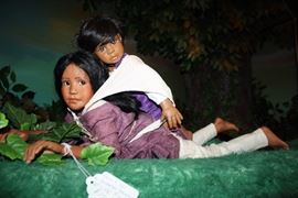 Naila and Ari by Renate Hockhe Dollmakers Originals $175