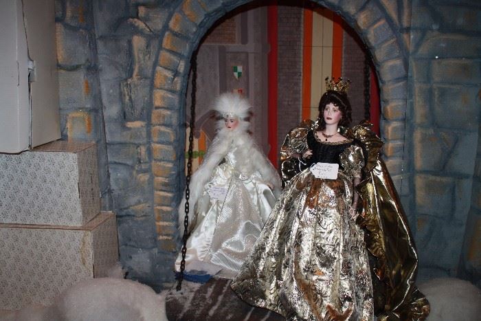 Franklin Heirloom "Queen of the Masquerade Ball" $200, Franklin Heirloom Faberge "Snow Queen" $175