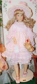Wax Girl in Pink Dress by Hildegard Gunzel $600