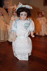 "Playing Bridesmaid" by Hamilton Heritage Collection 1991 $150 for both dolls 