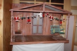 Doll Cabin Porch 67"W x 44"H x 30"D  $185