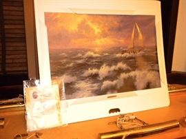 "Perseverance" Limited Edition by Thomas Kinkade 308/350, 24" x 36" with Certificate of Authenticity