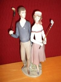 Lladro Golf Couple