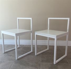 Fronzoni White Chairs