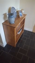 Solid Wood Two Shelf unit.  Set of 2 for $200.00.