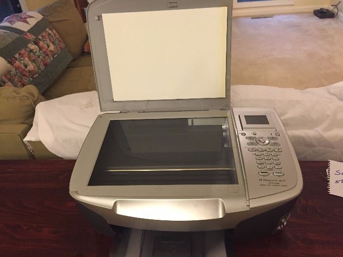 2610 All in One HP printer....copier, fax, scanner and printer, color and black, front load paper.  Also can insert photo-cards and print photos.   $65.00...new they are going for 550.00. Works well.
