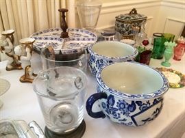 Blue White Dishware
