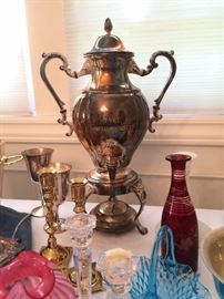 Silver Plate Coffee Urn