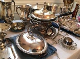 Silverplate Chaffing Dish