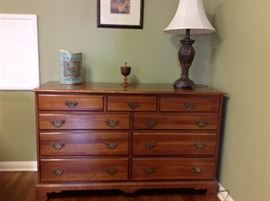 Vintage solid wood dresser