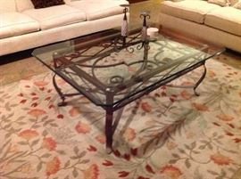 Beautiful glass coffee table