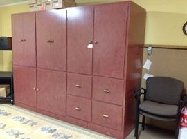 Handcrafted solid wood cabinet