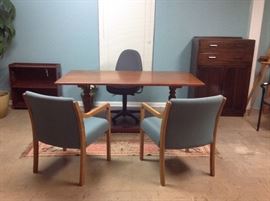 Upholstered armchairs and misc furniture