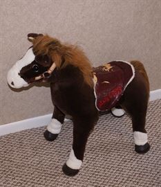 Child Size Ridable Stuffed Pony