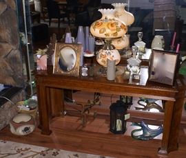 Dark Wood Sofa Table