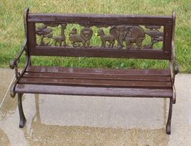 Child's Size Outdoor Bench