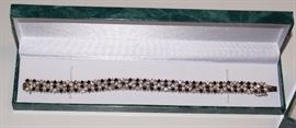 Suzanne Summers B&W Crystal Bracelet