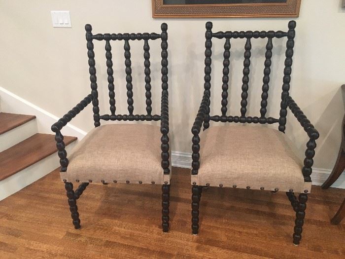 Pair of Spindle Chairs 