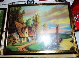 ONE OF MANY 1930-40'S COLORFUL NOSTALGIA PRINTS