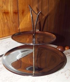 MID CENTURY MODERN CANAPE TRAY "MAD MEN"