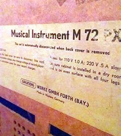 GRUNDIG STICKER ON BACK