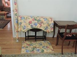 Standard size window treatment with extra fabric