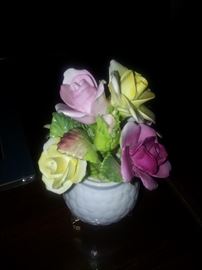 Coalport bone china rose bouquet made in England